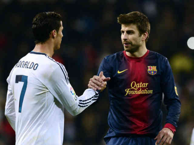 Ronaldo-and-Pique-show-respect-for-their-match-at-the-Bernabeu-Football