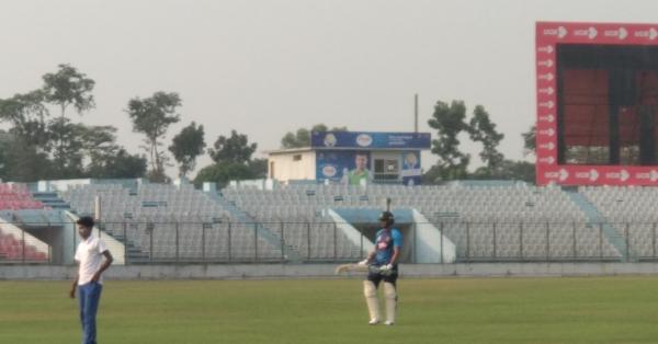 চট্টগ্রামে ব্যাটিং অনুশীলনে ফিরলেন চনমনে সাকিব